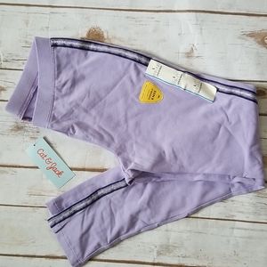Girls purple leggings. New. Size large